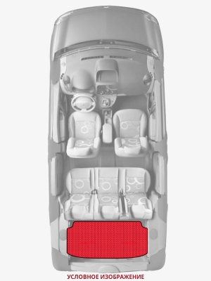ЭВА коврики «Queen Lux» багажник для Dacia Dokker